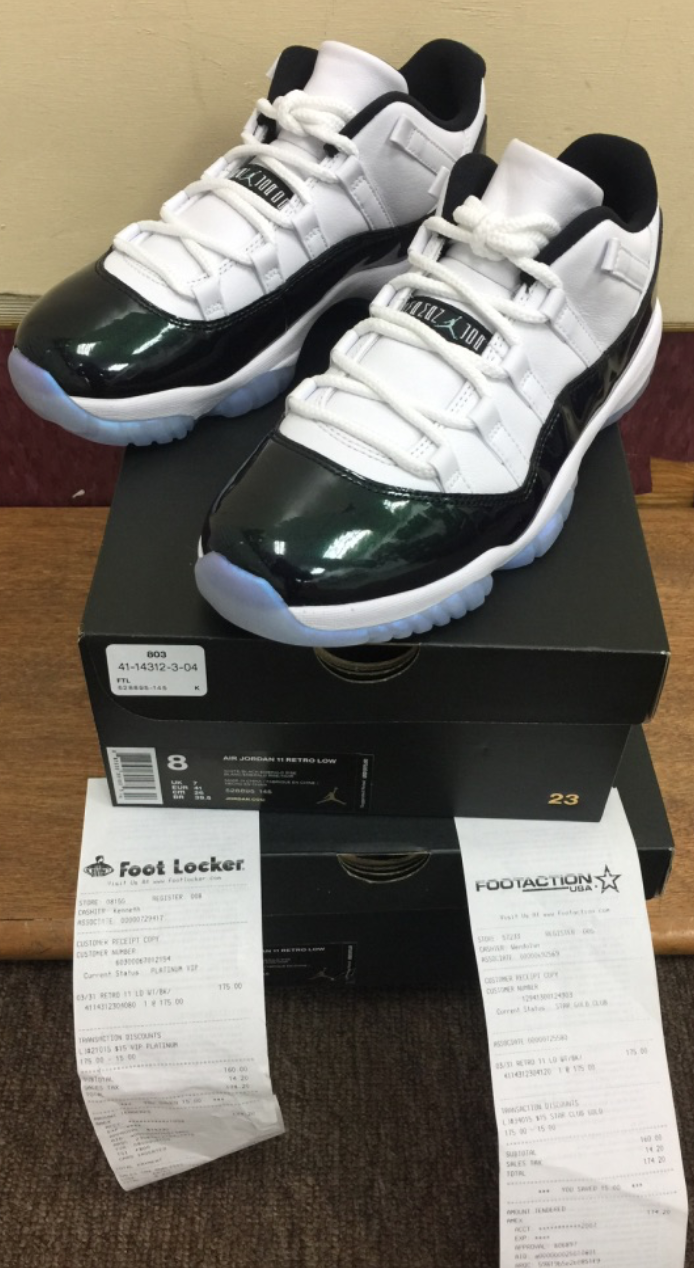 emerald green 11s